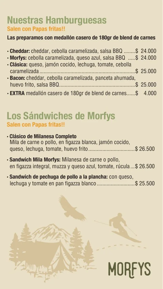 Menús Morfys · Morfys Mitre · 6