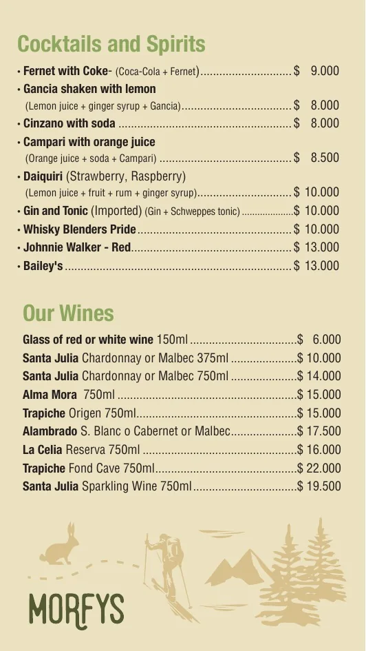 Morfys menus Â· Morfys Onelli Â· 3