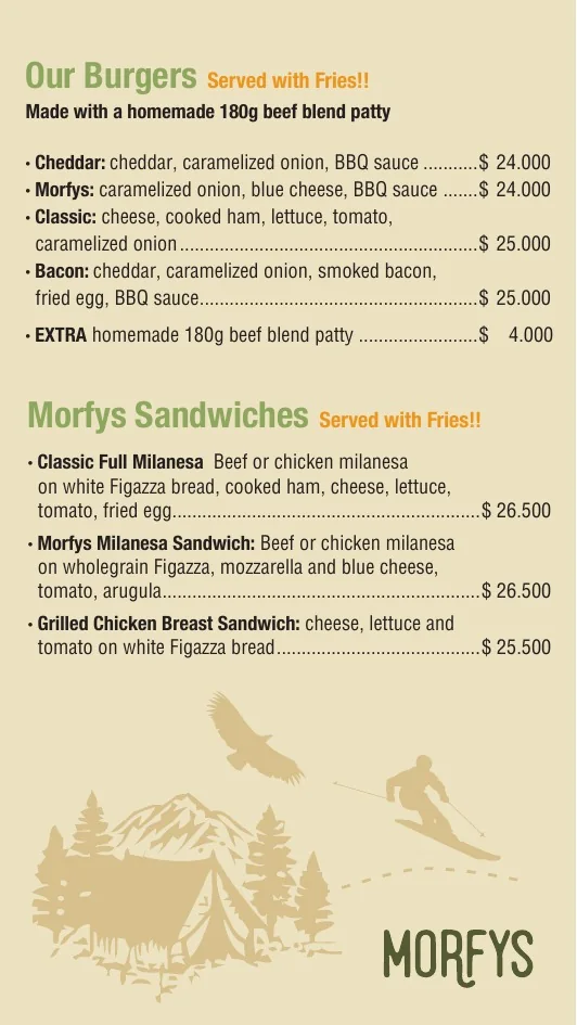 Morfys menus Â· Morfys Onelli Â· 6