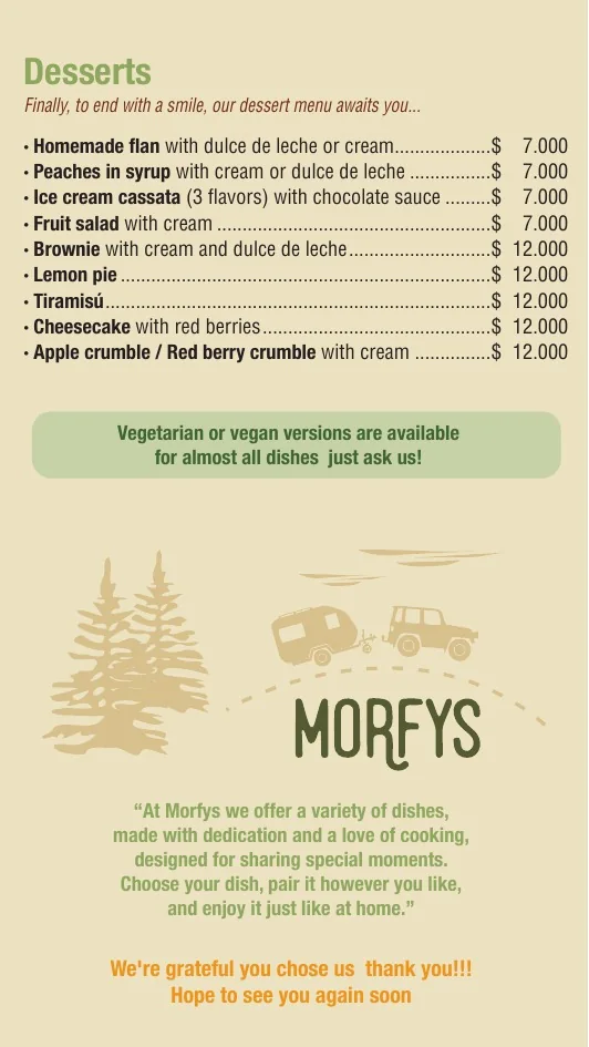 Morfys menus Â· Morfys Onelli Â· 11