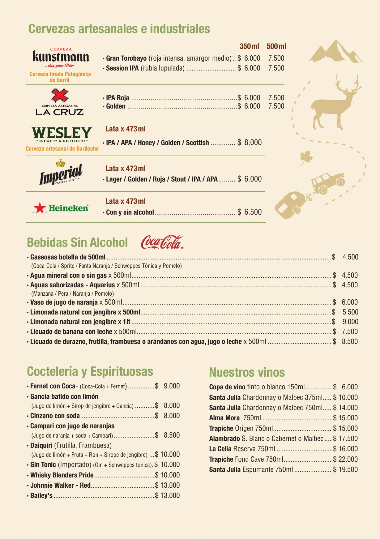 Menús Morfys · Morfys Onelli · 2